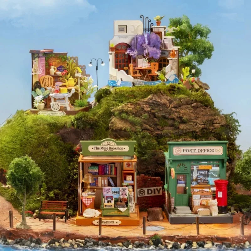 Rolife DIY 3D Puzzle Miniature House Craft Kit - Restaurant