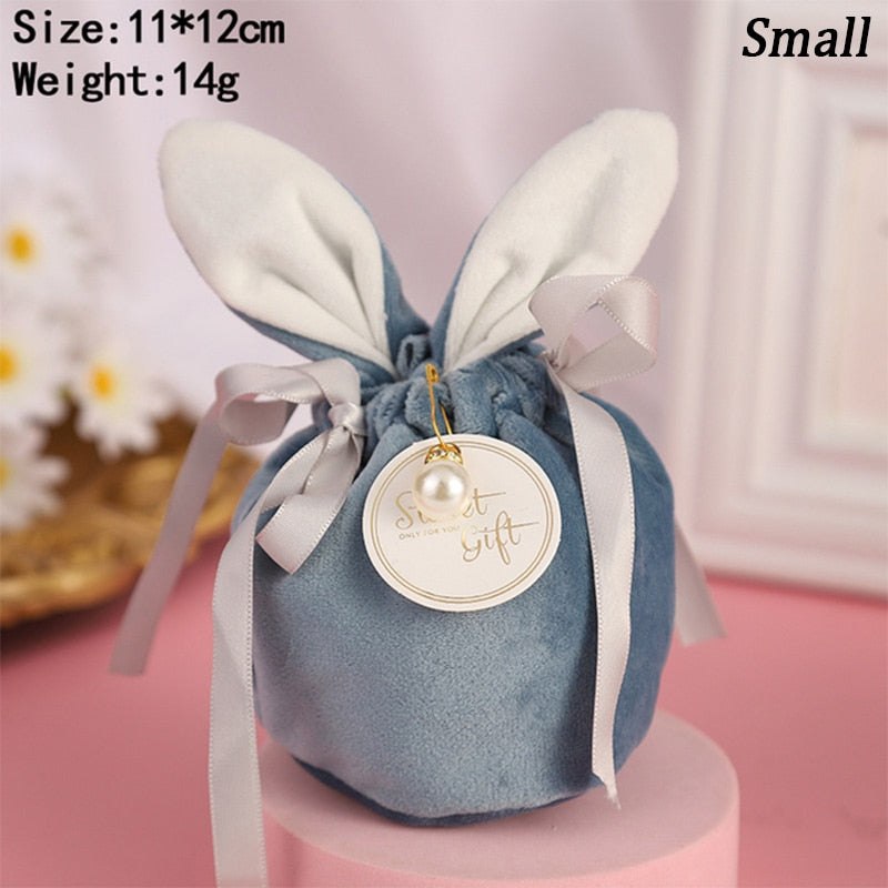 10PCS Velvet Easter Gift Bag Blanks Blanks