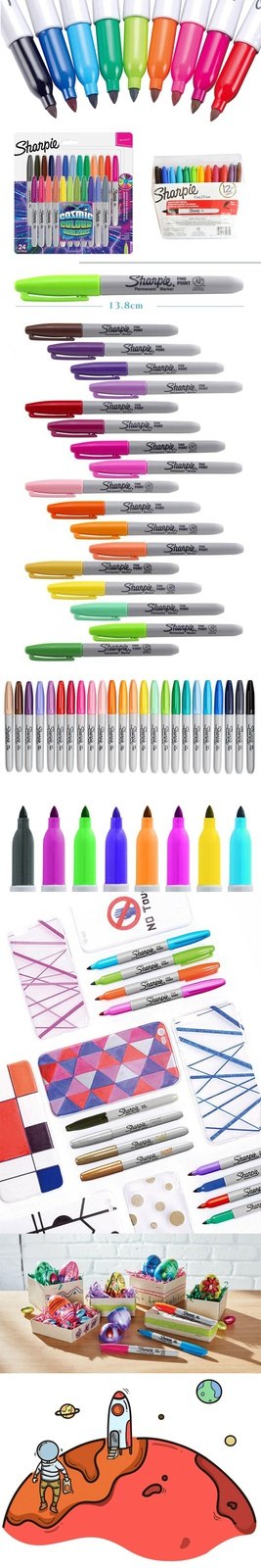 12/24 Sharpie Permeant Fine Point Markers