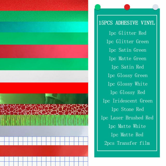 Sheet Adhesive Craft Vinyl Bundles