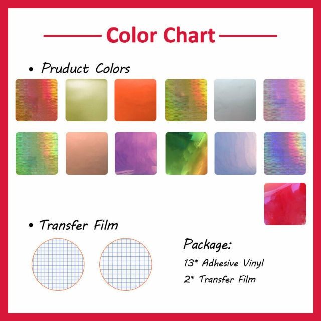 Sheet Adhesive Craft Vinyl Bundles