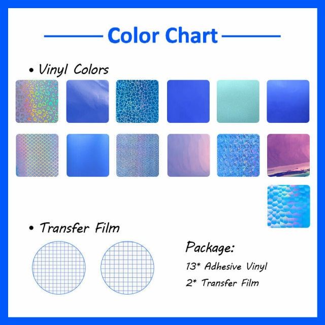 Sheet Adhesive Craft Vinyl Bundles