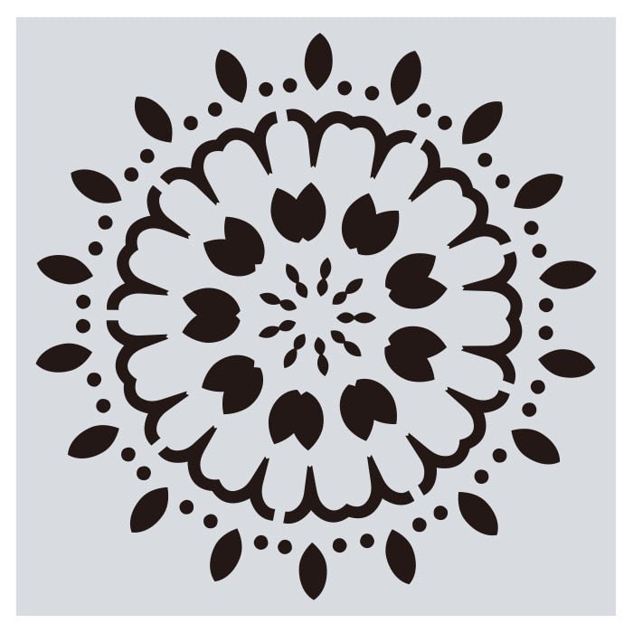 16pcs/set 15*15cm Mandala Painting Art Stencils