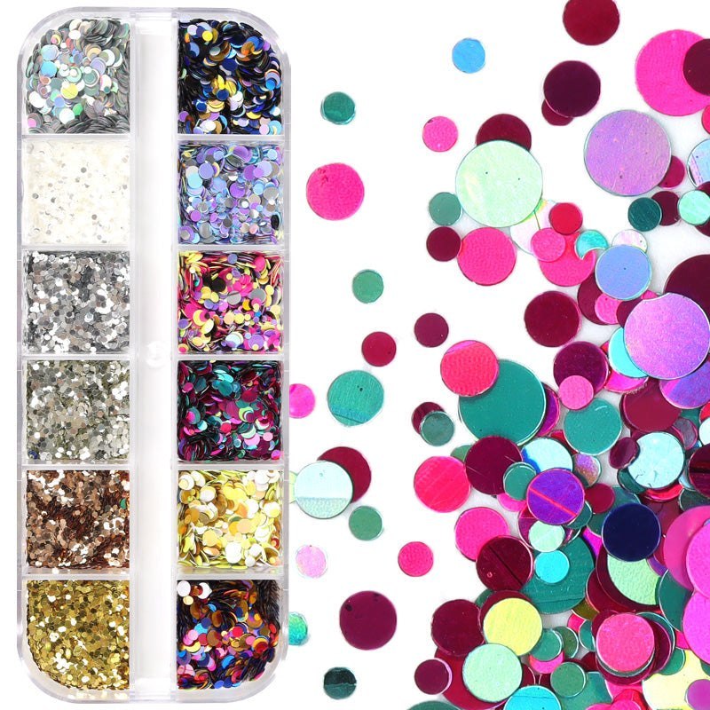 Set Mixed Colour Sequins
