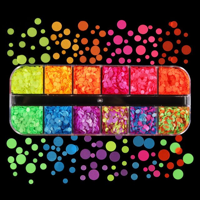 Set Mixed Colour Sequins