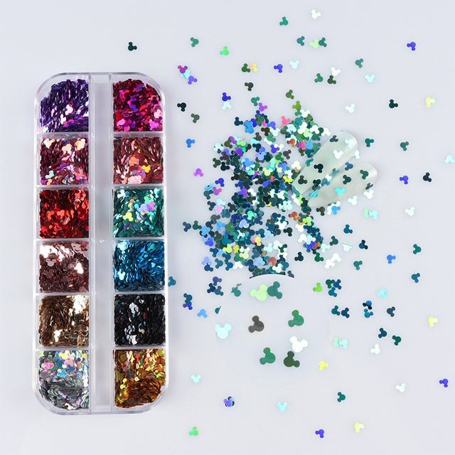 Set Mixed Colour Sequins