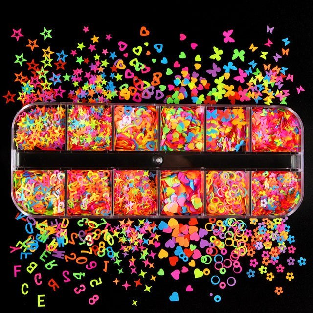 Set Mixed Colour Sequins