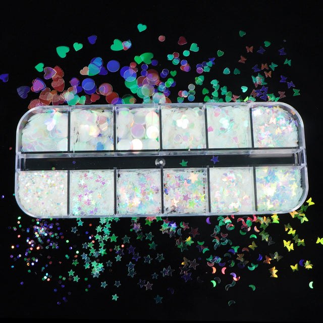 Set Mixed Colour Sequins