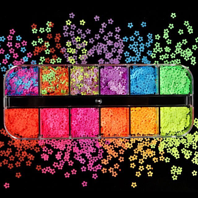 Set Mixed Colour Sequins