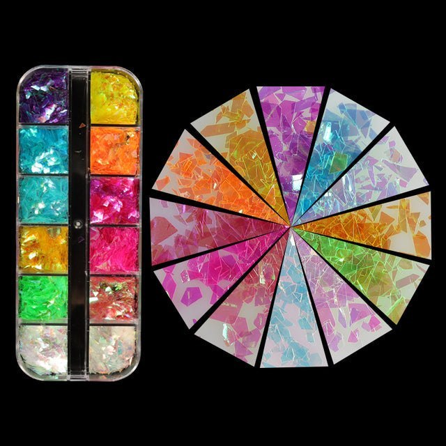 Set Mixed Colour Sequins