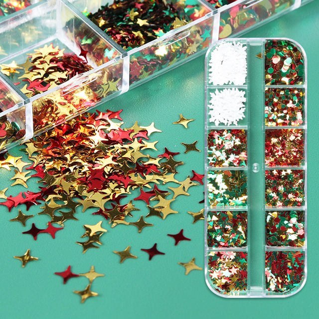 Set Mixed Colour Sequins