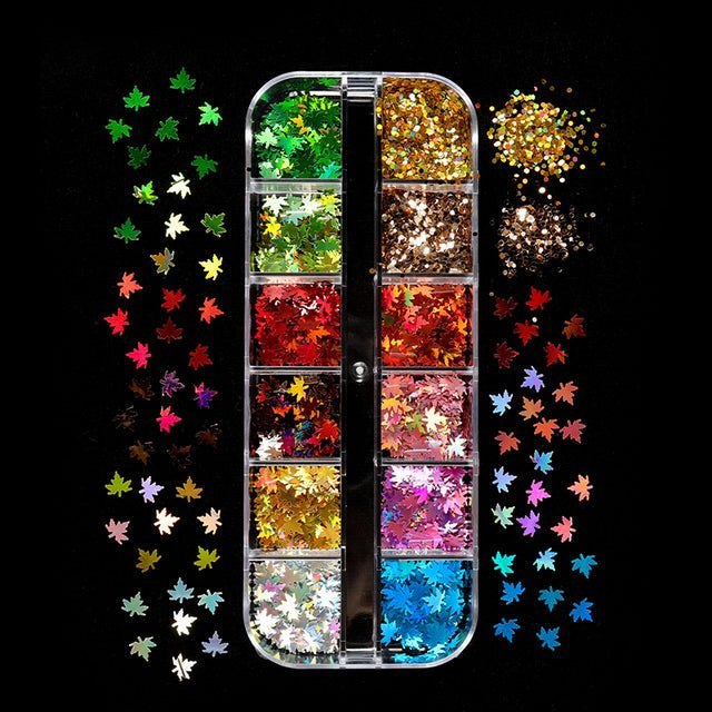 Set Mixed Colour Sequins