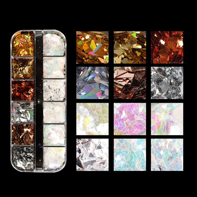Set Mixed Colour Sequins