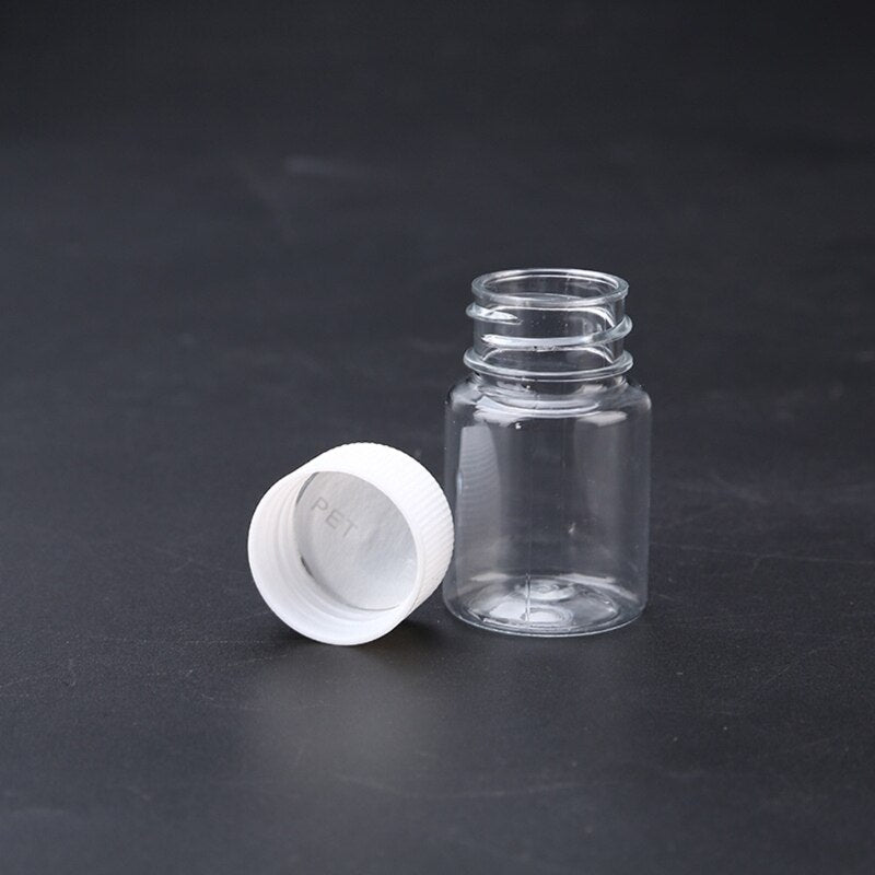 20ml Refillable Container Bottle with Top Cap x 10 Resin