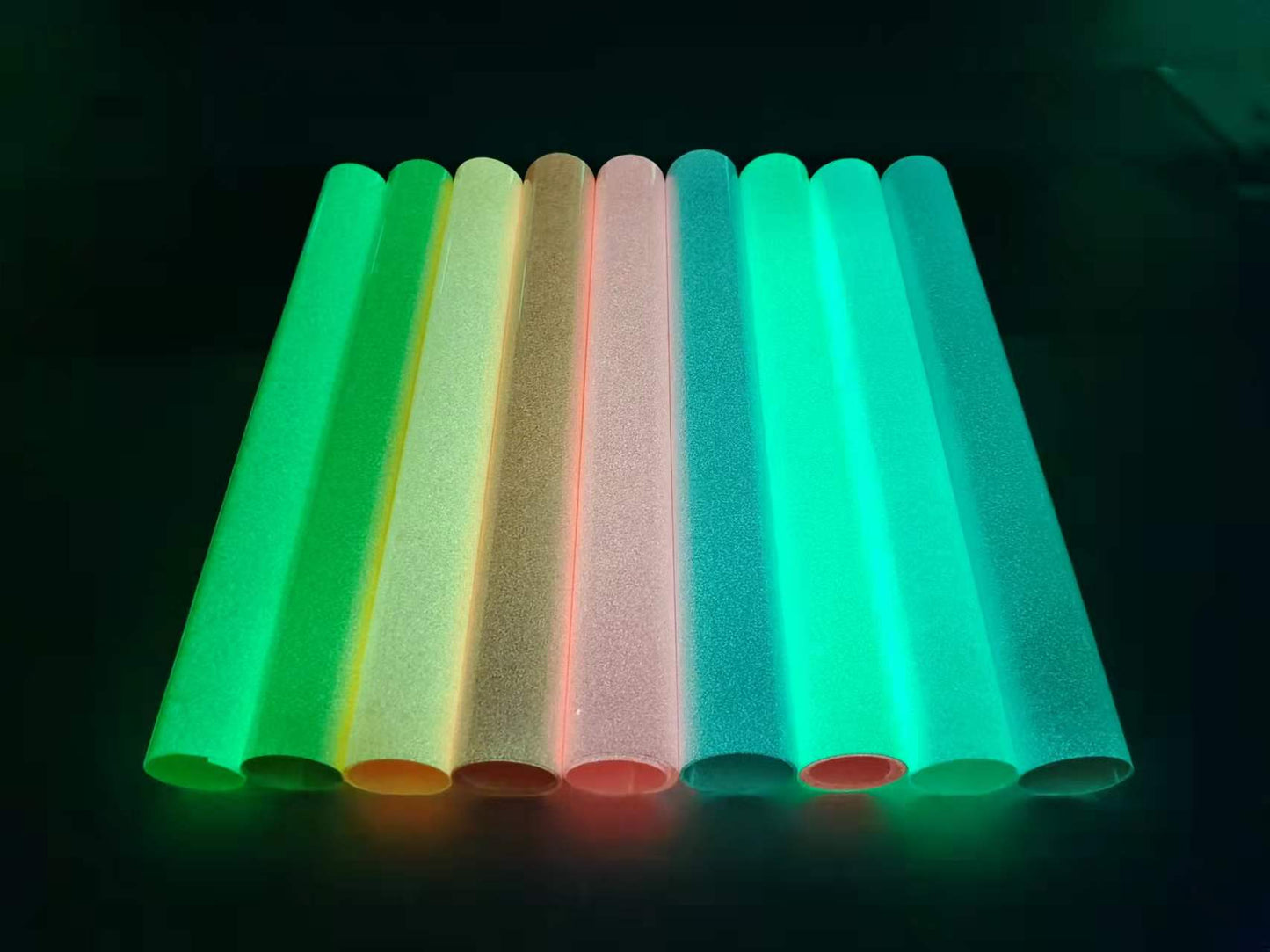 cm Glow Dark Glitter Heat Transfer Vinyl