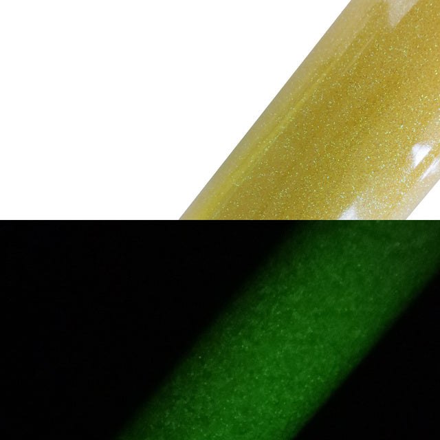 cm Glow Dark Glitter Heat Transfer Vinyl