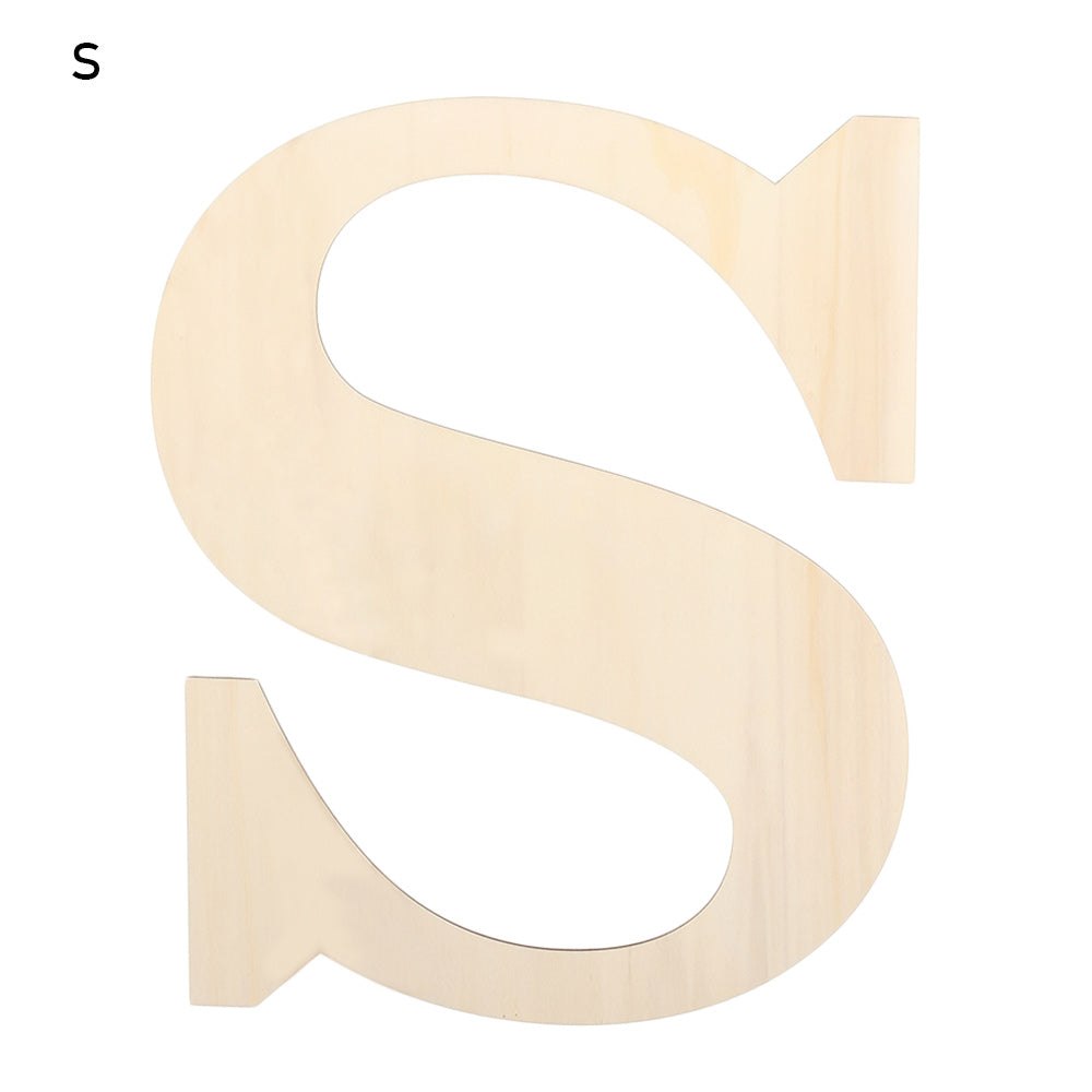 30CM Blank Craft Wood Alphabet Letters 3mm thick