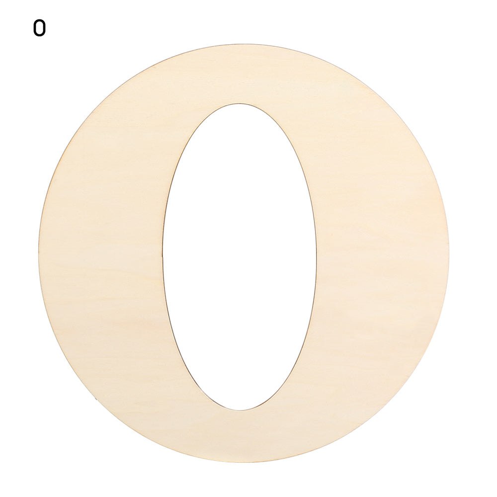 30CM Blank Craft Wood Alphabet Letters 3mm thick