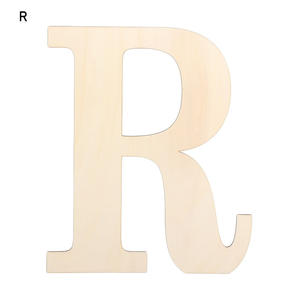 30CM Blank Craft Wood Alphabet Letters 3mm thick