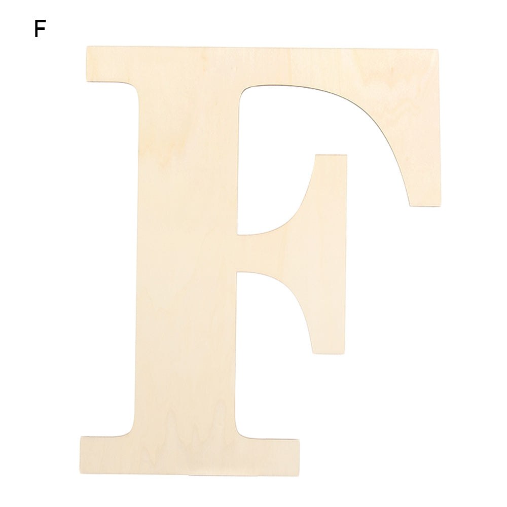 30CM Blank Craft Wood Alphabet Letters 3mm thick