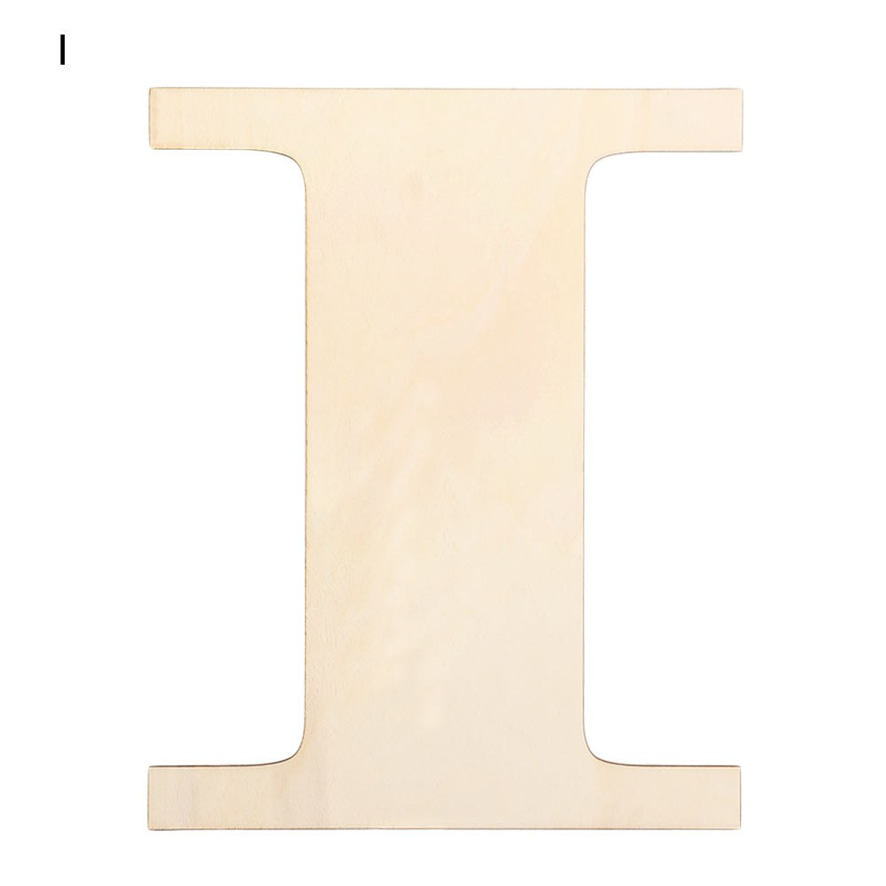 30CM Blank Craft Wood Alphabet Letters 3mm thick