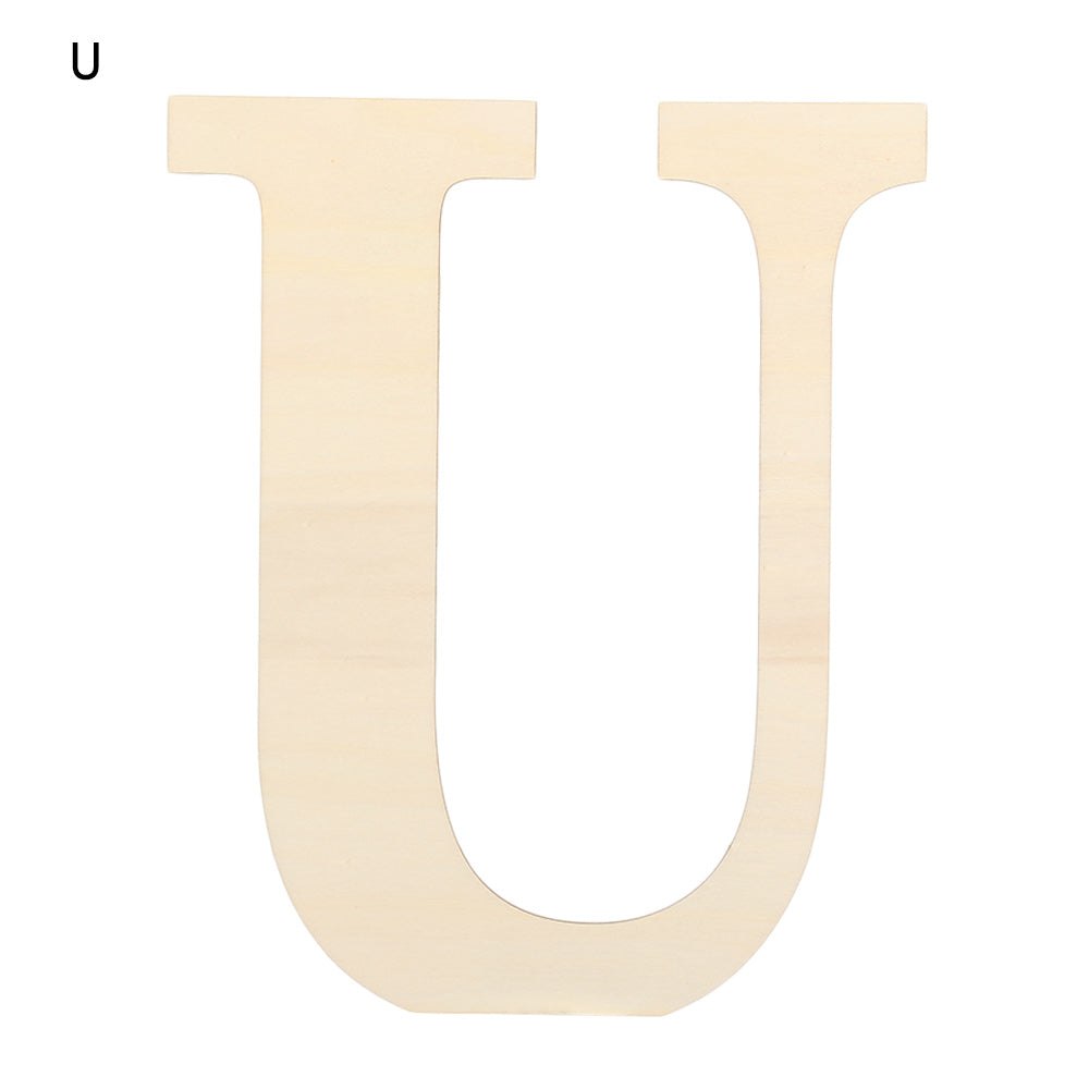 30CM Blank Craft Wood Alphabet Letters 3mm thick