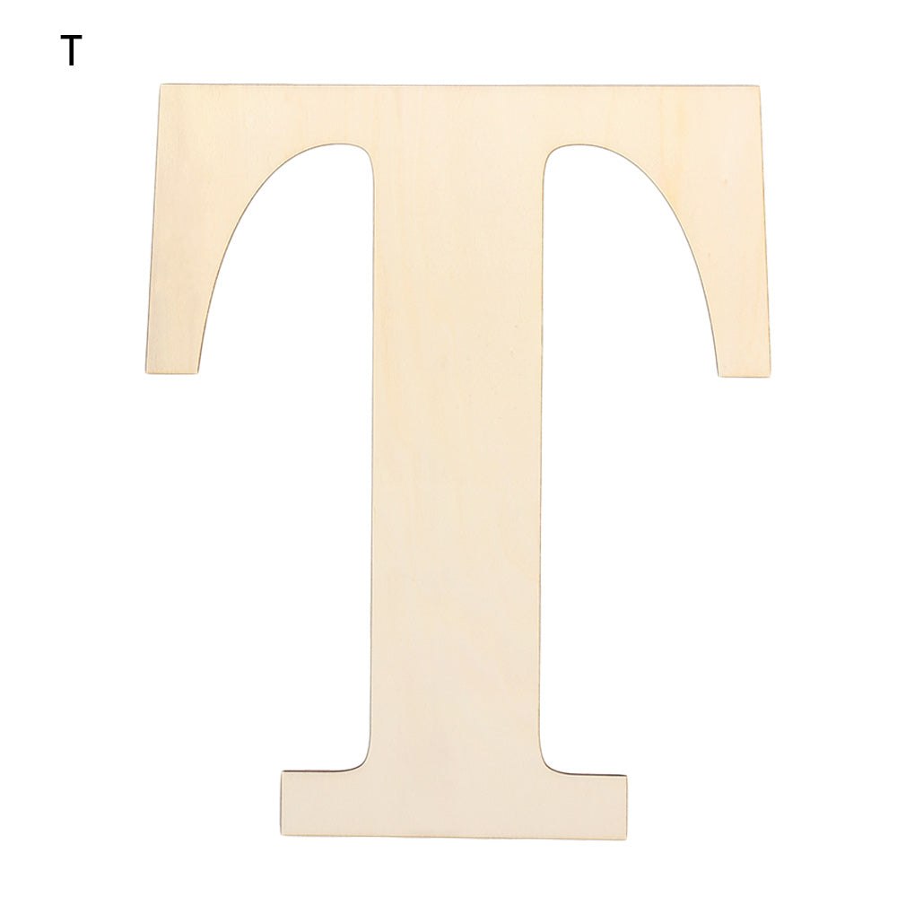 30CM Blank Craft Wood Alphabet Letters 3mm thick