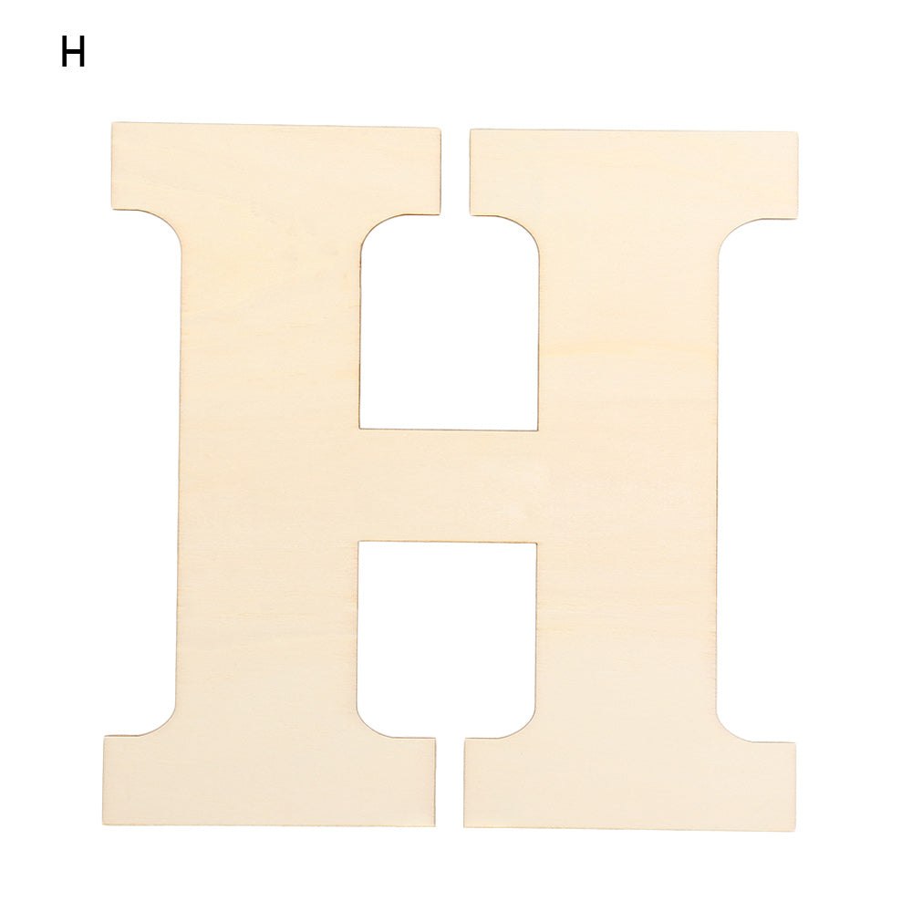 30CM Blank Craft Wood Alphabet Letters 3mm thick