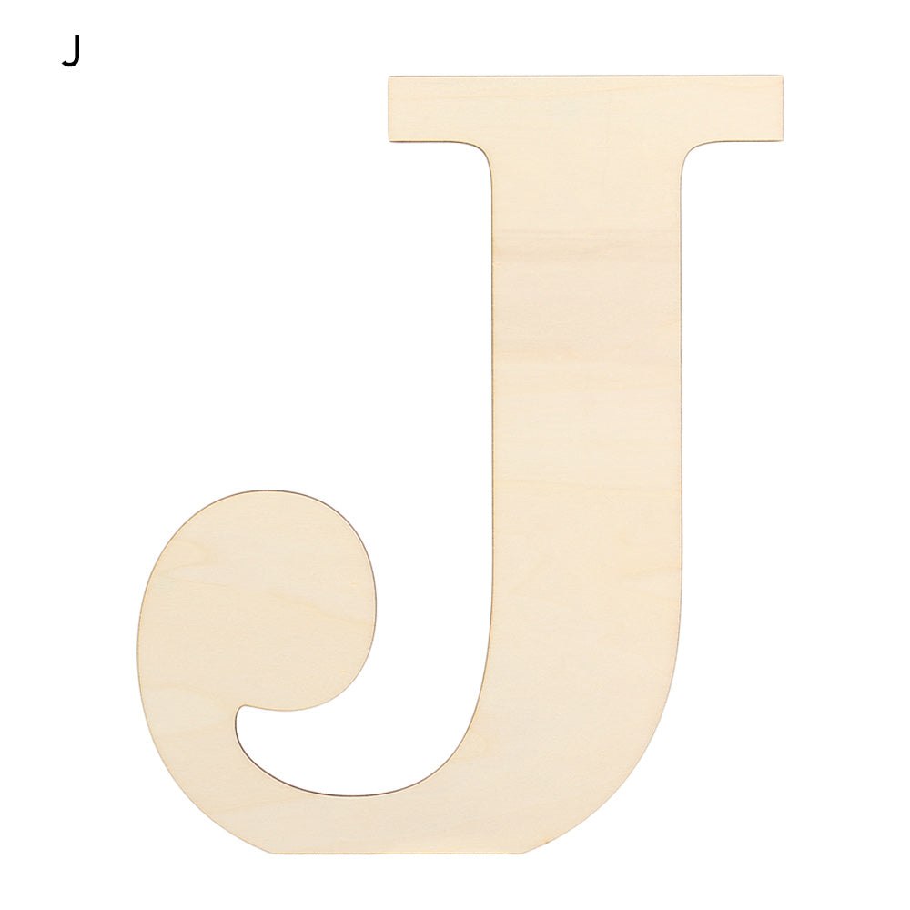 30CM Blank Craft Wood Alphabet Letters 3mm thick