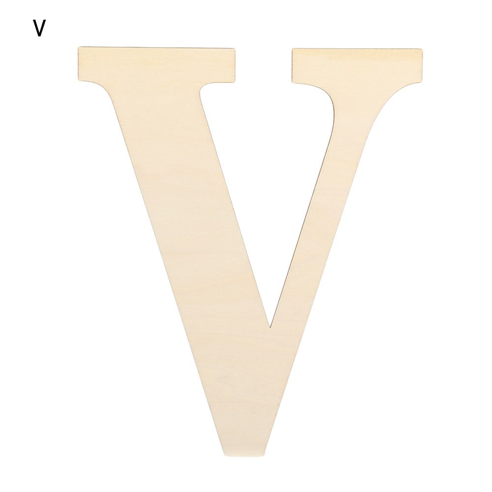 30CM Blank Craft Wood Alphabet Letters 3mm thick