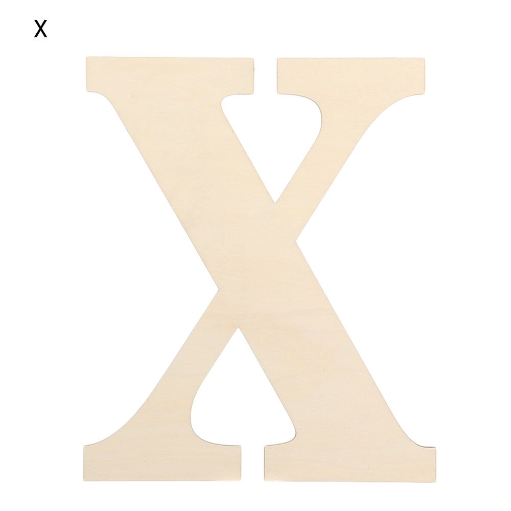 30CM Blank Craft Wood Alphabet Letters 3mm thick