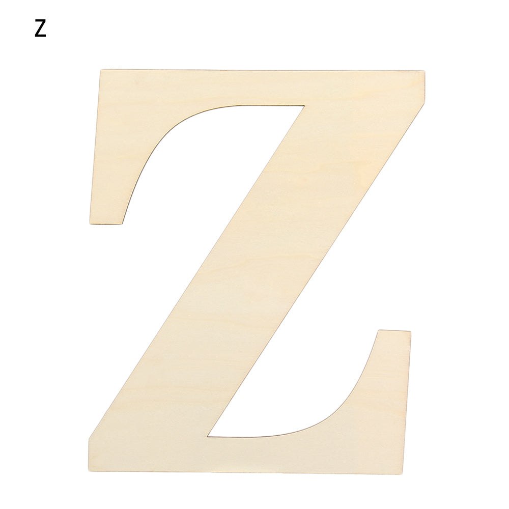 30CM Blank Craft Wood Alphabet Letters 3mm thick