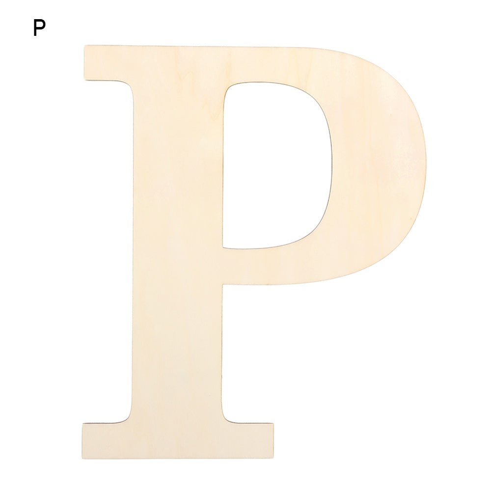 30CM Blank Craft Wood Alphabet Letters 3mm thick