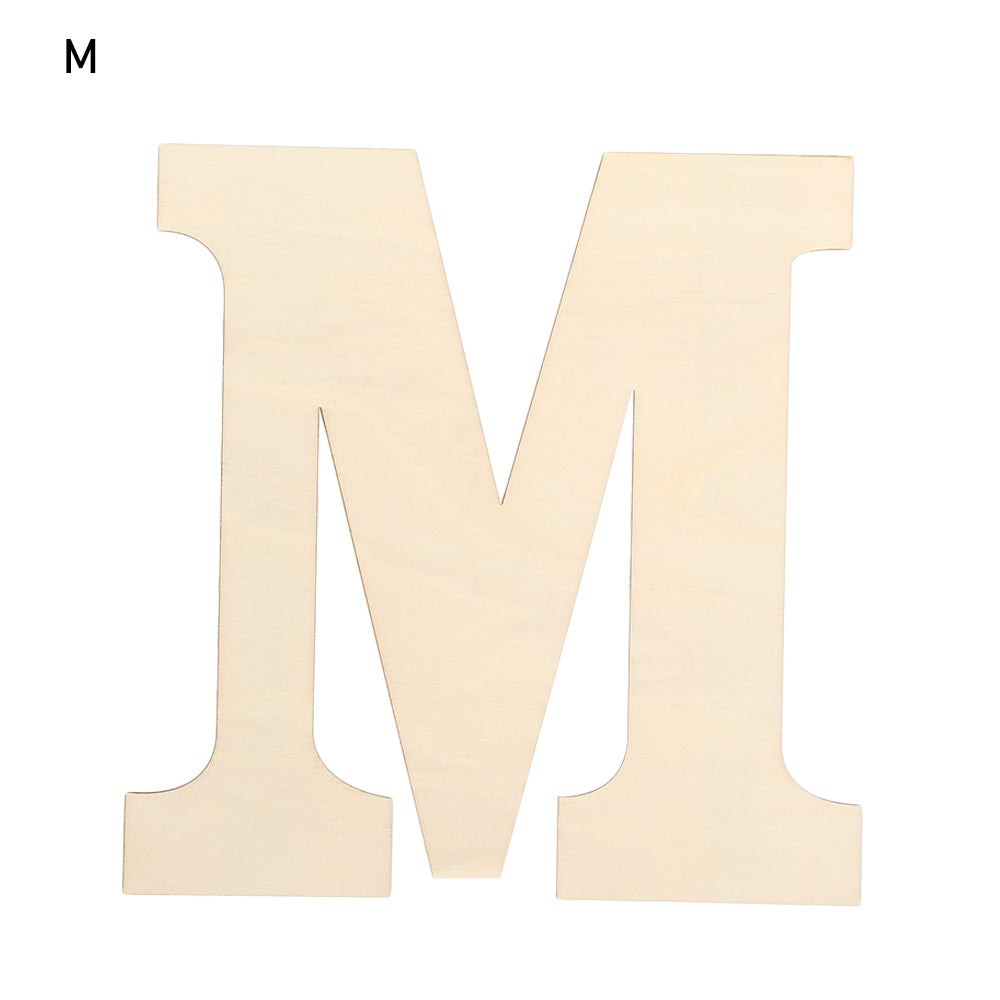 30CM Blank Craft Wood Alphabet Letters 3mm thick