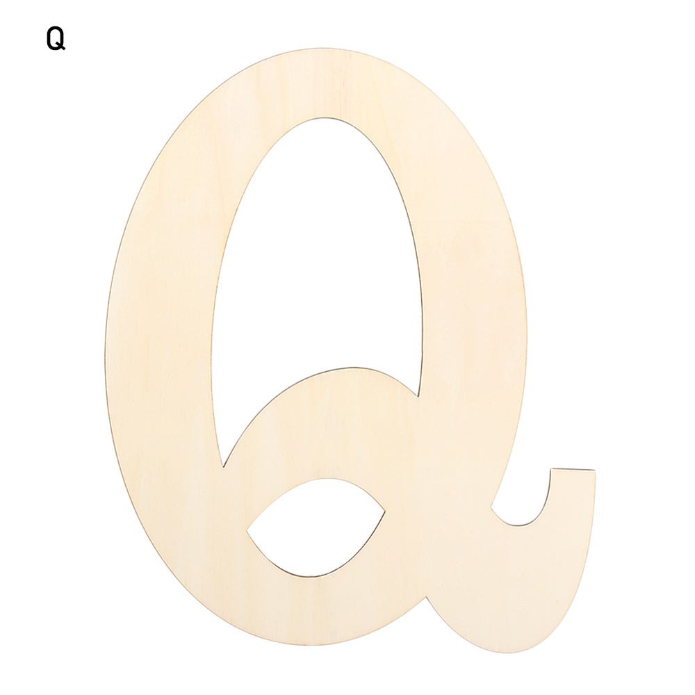 30CM Blank Craft Wood Alphabet Letters 3mm thick