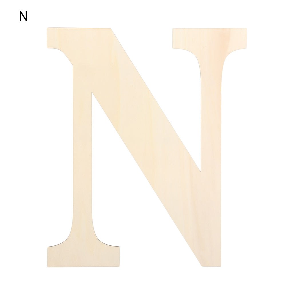 30CM Blank Craft Wood Alphabet Letters 3mm thick