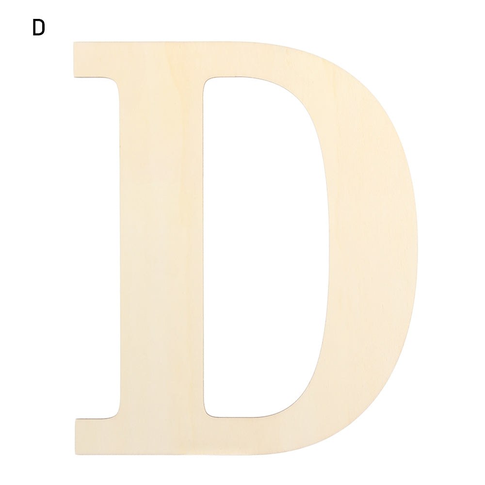 30CM Blank Craft Wood Alphabet Letters 3mm thick