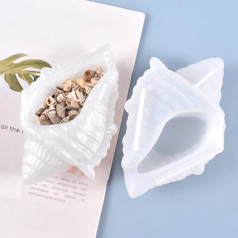 3D Conch Shell Resin Casting Silicone Mould Trinket Soap Dish