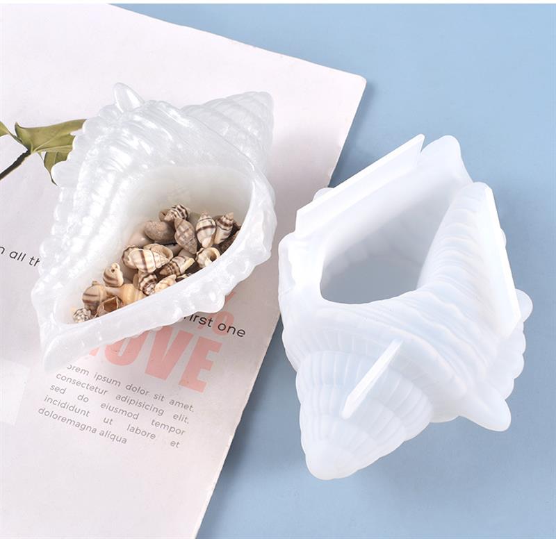 3D Conch Shell Resin Casting Silicone Mould Trinket Soap Dish