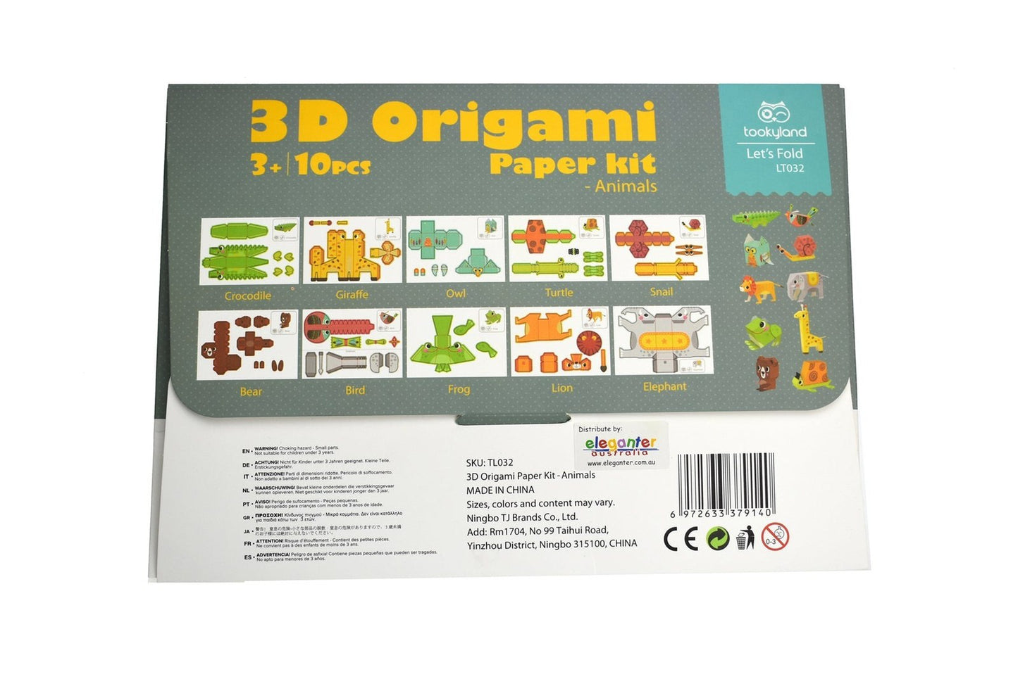 PAPER MODEL ANIMALS CRAFT KIT