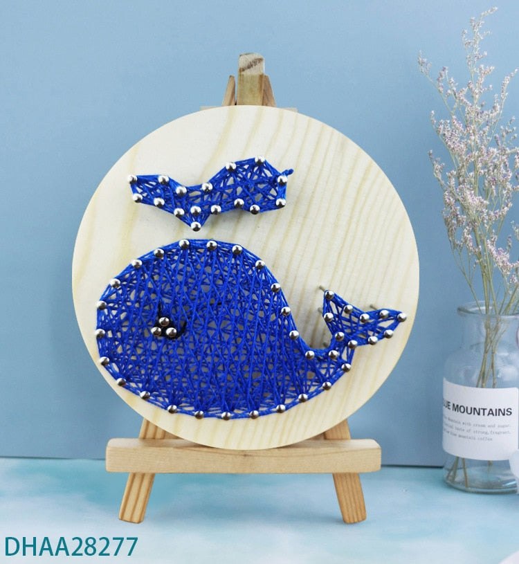 3D String Art Kit With BONUS Mini Easel Stand