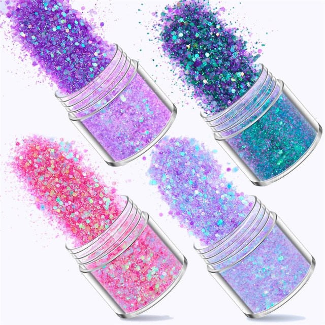 Bottles Superfine Glitter Sequins Mix Resin