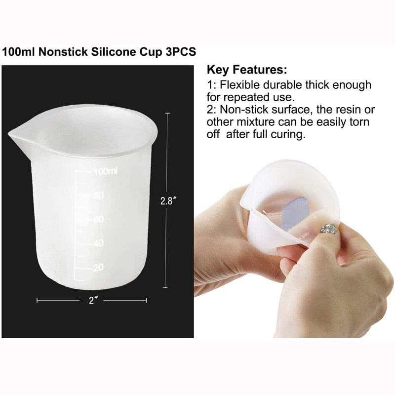 43PCS Epoxy Resin Mixing Tool Kit