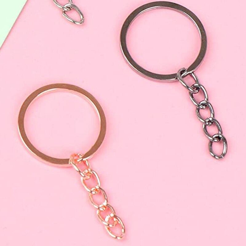 450PCS Key Ring Hardware Set Resin