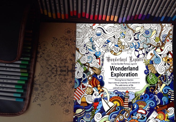 PCS Adult Colouring Book Bundle Set
