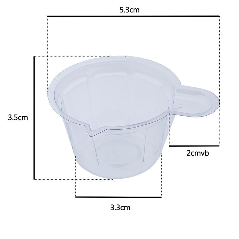 100Pcs 40ML Disposable Plastic Dispensing Cups
