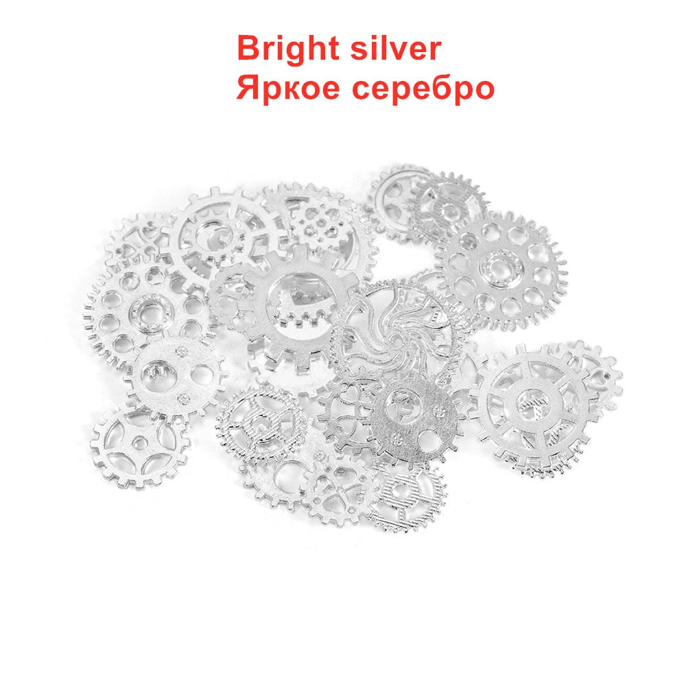 50/100g Vintage Steampunk Cogs Mix Ins Resin
