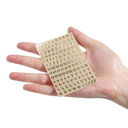 Alphabet and Numbers Stickers Resin