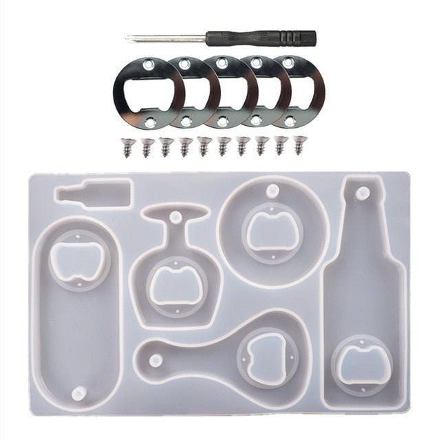 Beer Bottle Opener Resin Silicone Mould Kit
