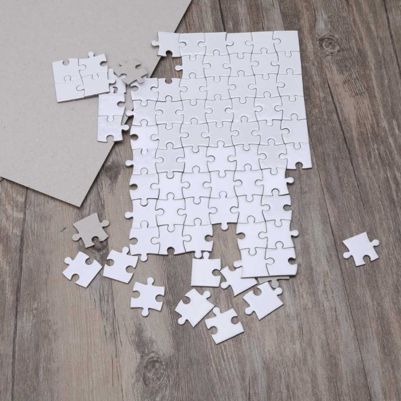 Blank Sublimation Jigsaw Blank A3 or A4 - 10 pack